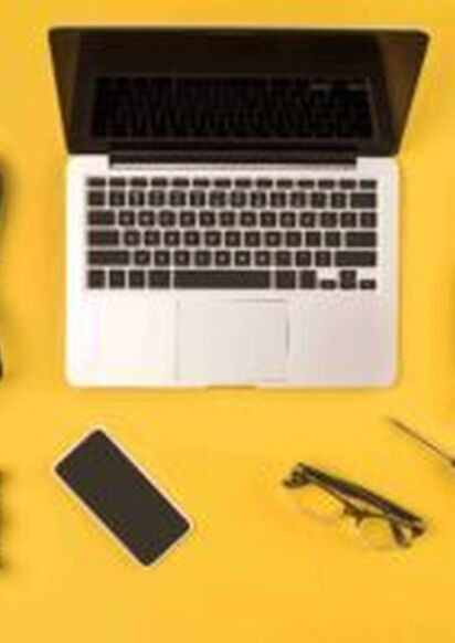 Top view of laptop smartphone eyeglasses and wir 2022 02 05 07 34 35 utc smaller 300x200 77575f74