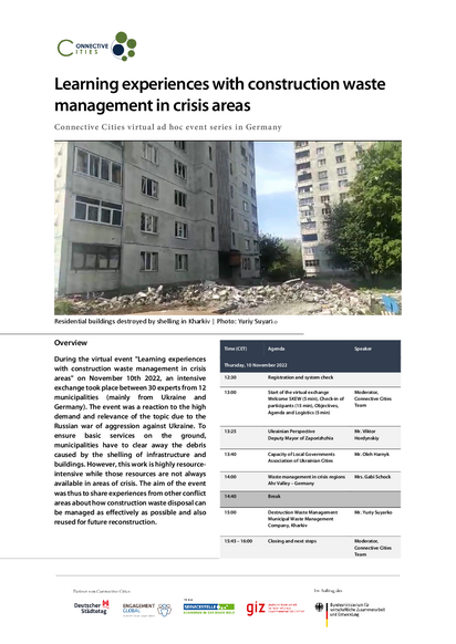 Documentation waste management in crisis areas fbb7103e