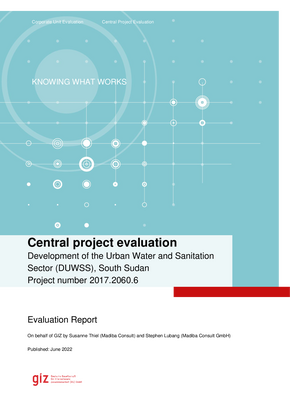 Giz2022 0362en projectevaluation urban water sanitation south sudan 5ae3bc5c