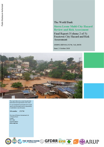 130797 v2 Final Report Volume 2 of 5 Freetown City Hazard and Risk 4d3d922d