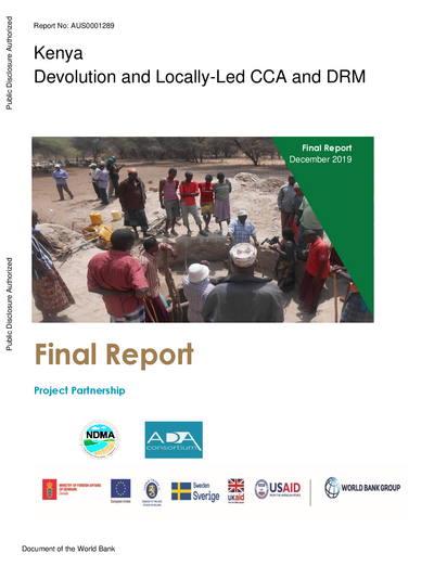 Kenya Devolution and Locally Led CCA and DRM 956bd2c2