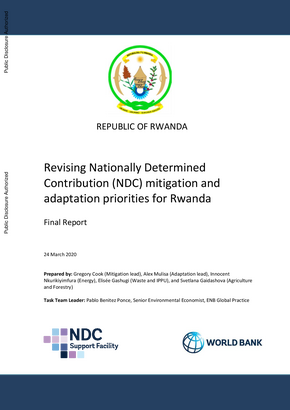 Rwanda Revising Nationally Determined Contribution NDC Mitigation and Adaptation Priorities for Rwanda 9ae36b61