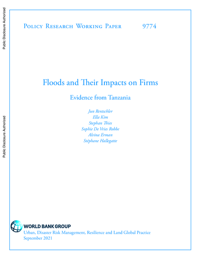 Floods and Their Impacts on Firms Evidence from Tanzania f2973636