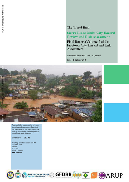 Final Report Volume 2 of 5 Freetown City Hazard and Risk Part1 432e4e68
