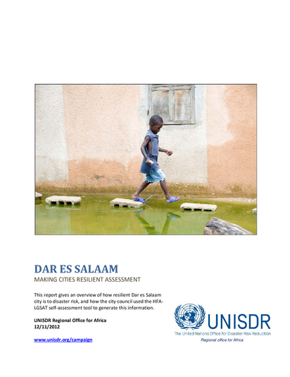 MCR resilience assessment report Dar Es Salaam ad2798f8